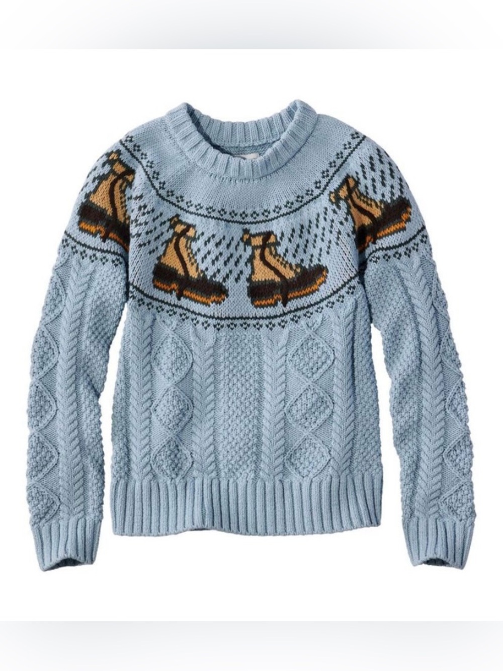 LL Bean Signature Cotton Fisherman Sweater